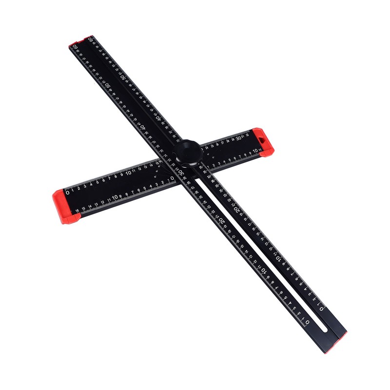 Adjustable T Square Measuring Tool for Layout 2 in 1