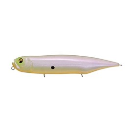 Megabass Dog-X Diamante (Rattle) Topwater Fishing Lure - Bahama Milk Pearl