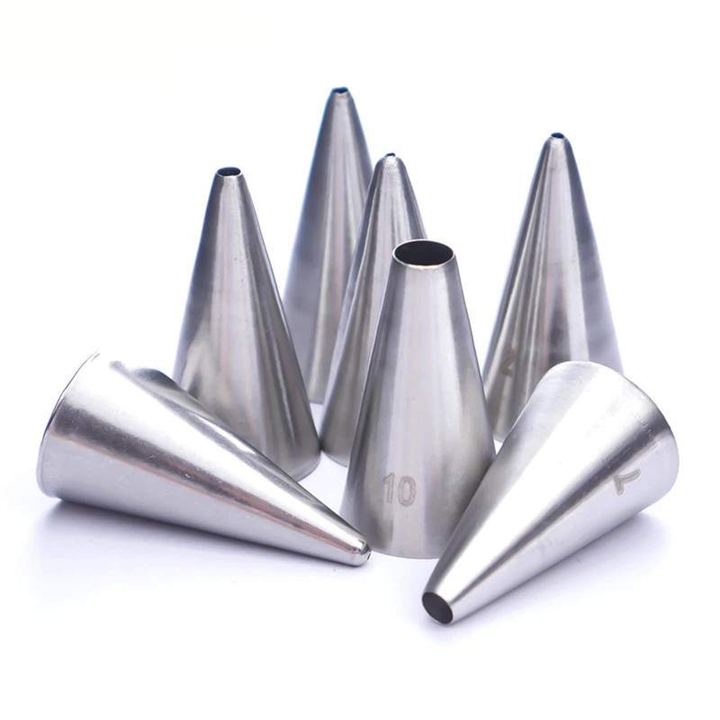 7 Pcs Russian Icing Piping Tips Set, Stainless Steel Baking