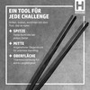 HENSSLERS Cooking Tweezers Stainless Steel [With Black Titanium Coating] -