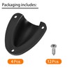 4 Pcs Marine Wire Cable Vent Cover,Nylon Clamshell Hose Vent