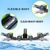 Sepetrel Heavy Duty Pool Vacuum Head with Wheels & Aluminum
