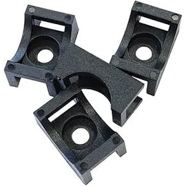 200pcs Cable Tie Base (Very Strong) Multi use (Black or White) Up to 9mm Cable Ties (UK Made!!)