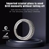 CONGCONG Bling AC Air Conditioning Knob Cover Crystal Accessories 2Pcs