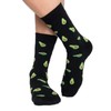 Roits Funny Avocado Black Socks Men Women Colourful Funny Socks