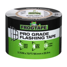 FrogTape Pro Grade Flashing Tape (FSL 055): 3-3/4 in. x 75 ft. (Black)