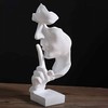 White Home Decoration, Face Statue, Modern Abstract Art Sculpture Decoration,