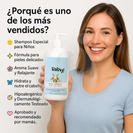 Shampoo Hidratante | Con Leche De Cabra | Korea K-Beauty | Limpieza Suave | Control Del Frizz | 300 ml