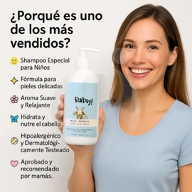 Shampoo Hidratante | Con Leche De Cabra | Korea K-Beauty | Limpieza Suave | Control Del Frizz | 300 ml