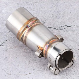 FTVOGUE Motorcycle Exhaust Pipe, Middle Pipe, Stainless Steel Structure, Sliding Sleeves, Exhaust Pipe, Middle Pipe, Suitable for Kawasaki Z250 2013 2016, Suitable for Kawasaki Ninja 250 300 2013 2016