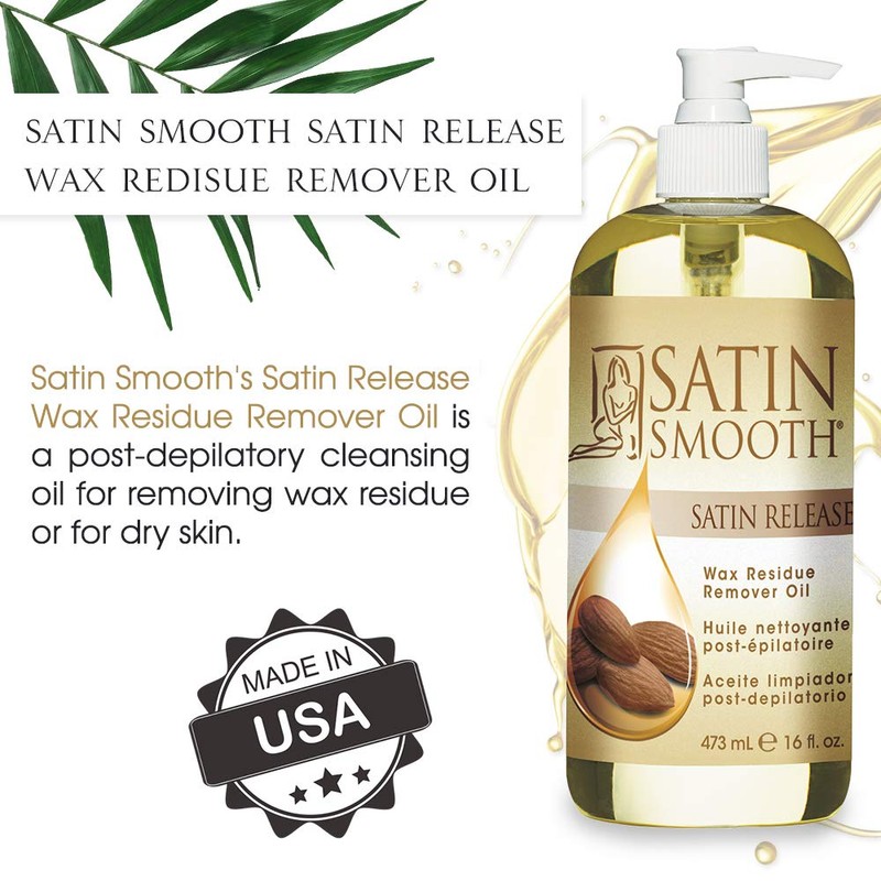 Satin Smooth Satin Release Wax Residue Remover Oil, Post-Wax Treatment
