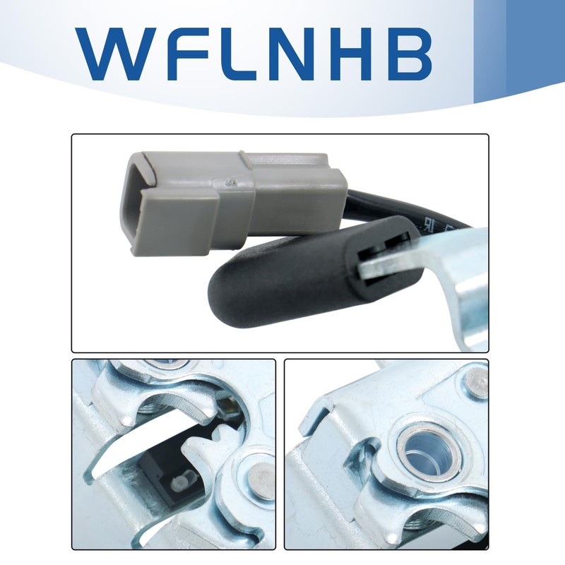 WFLNHB 7109661 Front Door Latch with Sensor Replacement for Bobcat