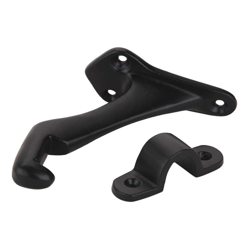 STALLION HARDWARE Iron Handrail Stair Brackets, Heavy Duty Bracket for