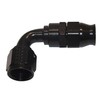 Squirrelly -10AN Black Anodized Swivel 90 Degree Hose End Fitting Adapter