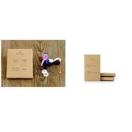 Hotel Amenities PRIJA 30 Sewing kit and 30 Shower Cap Total 60 Units (Made in Italy)