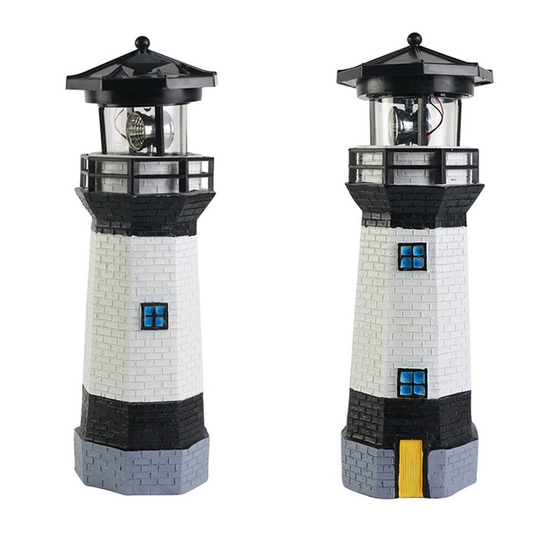 Solar Powered Lighthouse Environmentally Friendly Energy Saving Solar Lighthouse with