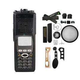 VBLL Colorful Black Repair Front Kit Case Cover Housing for XTS5000 Model III M3 Radio without PTT Copper Switch
