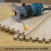 HARFINGTON Dovetail Router Bits 1" Diameter 1/4" Shank Tungsten Carbide