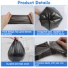 FAELNK Small Trash Bags 3 L Mini Bin Bags Small