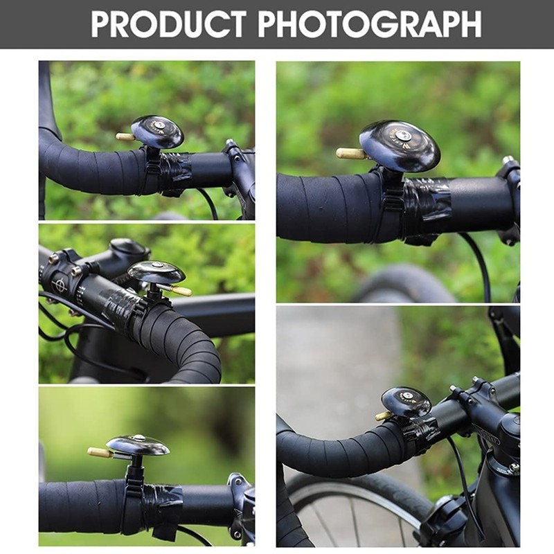 MiOYOOW Bicycle Bell, Retro Bicycle Bell for Road Bikes, Mountain