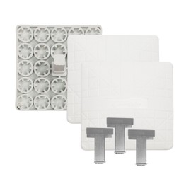 Champion Sports Low Profile Pro Model Base Set - Breakaway Style Base Set - Set of 3 Molded Rubber Base Set