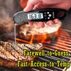 Instant Read Digital Meat Thermometer - 2 Pack Waterproof Kitchen