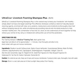 UltraCruz® Livestock Foaming Shampoo Plus for Cattle, Goats, Sheep and Pigs