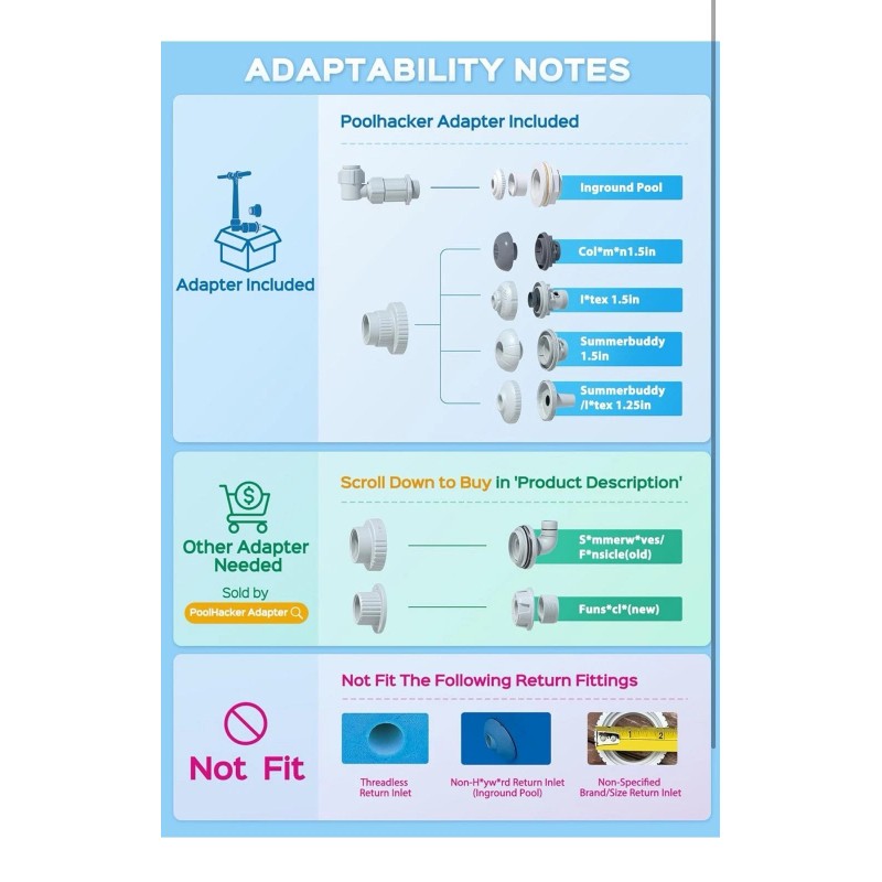 Poolhacker Solar Pool Fountain with 10-Color Lights â€“ Auto Light