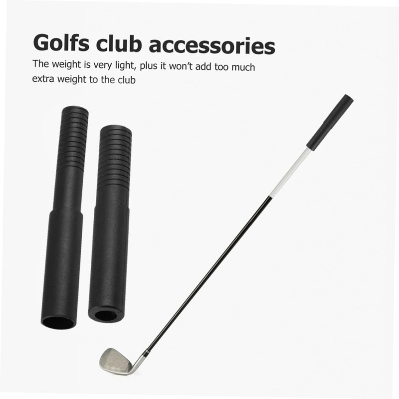 Gatuida 2Pcs Golf Club Shaft Extensions Portable Adjustable Extenders Replaceable