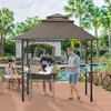 Yaheetech 8x5' Grill Gazebo, 3-Tier Outdoor BBQ Gazebo with Height-Adjustable