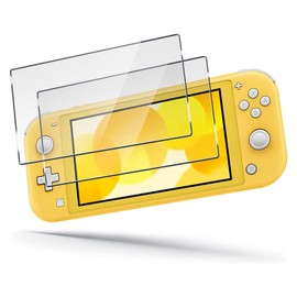 GuiGui DaMoWang Compatible with NS Switch Lite Screen Protector (5.5 Inch), 9H Hardness HD Tempered Film Anti-fall Screen Protector (Pack of 2)