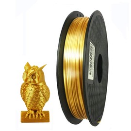 3D Printer Silk Gold PLA Filament 1.75 mm Shiny Gold Color 0.5 kg Silk Feeling 3D PLA Materia Metal Metallic Silver Copper Gold CC3D