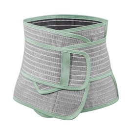 haakaa Postpartum Belly Band, Postpartum Belly Wrap Back Support, Natural Delivery & C Section Recovery Band Waist Shaper, M Mint