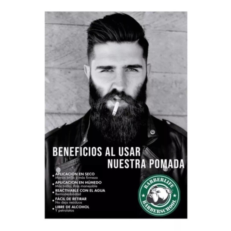 Barberlife 6 Ceras Poamde Para Cabello Coco 120g