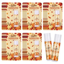 24 Set Friendsgiving Gift Bulk Thanksgiving Lip Balm Bulk