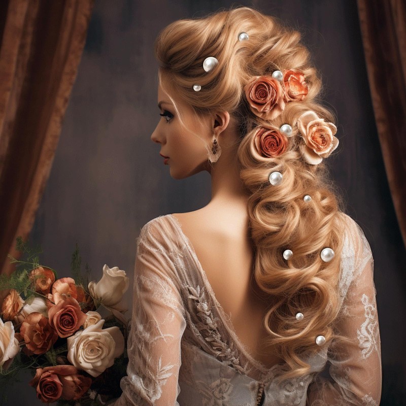 QFGasre 36 Pcs Wedding Pearl Hair Pins Pearl Bobby Pin