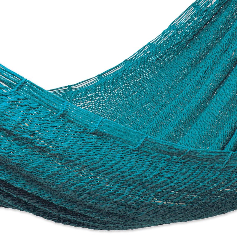Novica Handmade Uxmal Peacock Cotton Rope Hammock (Single)