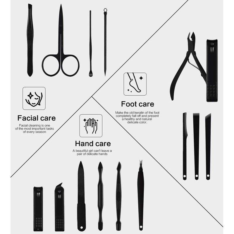 Nail Clippers Sets High Precisio Stainless Steel Nail Cutter Pedicure