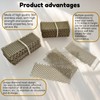 150pcs 304 Stainless Steel weep Hole Covers for Brick Walls,Hole