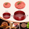 Pisol Hamburger Press, 4-in-1 Burger Press Patty Maker Slider, Stuffed