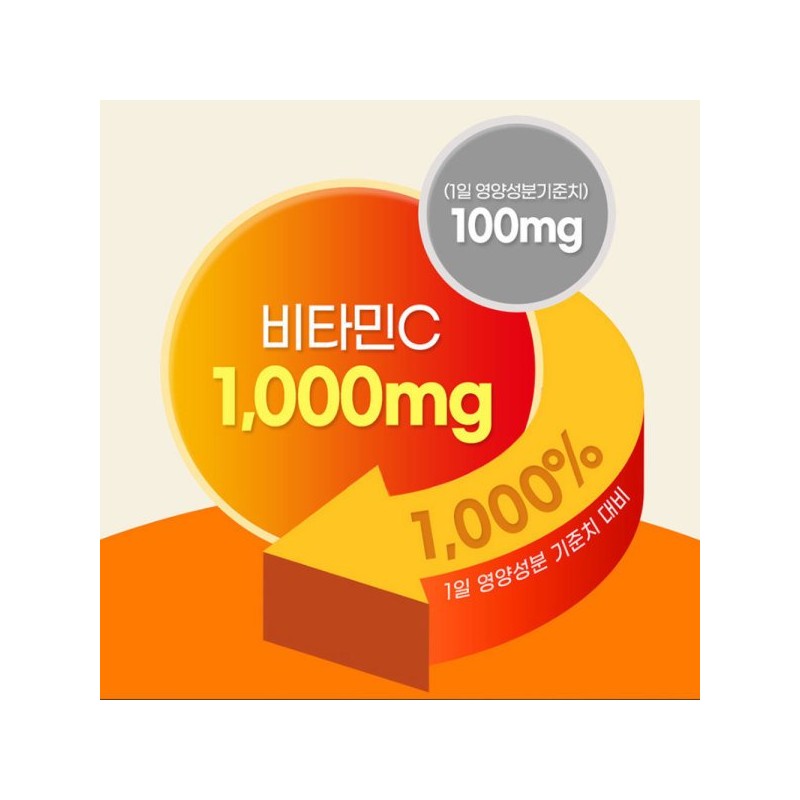 프리미엄 고함량 비타민C 1000 100정 비타민씨 100일분 Premium High-Dose Vitamin