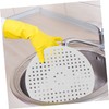 LIFKOME 2pcs Sink Draining Mat Set Round Kitchen Sink Protector