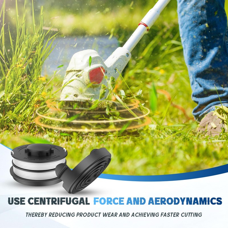 CHIHOLEN Pack of 4 Grass Trimmer Line Spool Compatible with