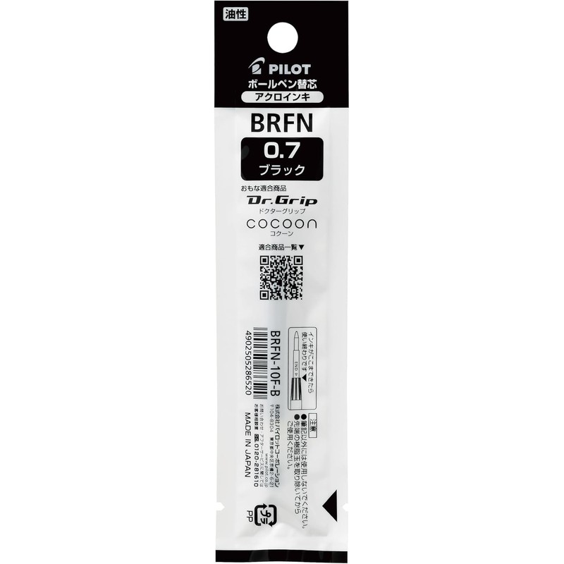 Refill for Dr. Grip Acro Ink Oil-Based Ballpoint Pen Black