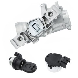 Apriciter Ignition Switch 1K0905851B Ignition Starter Switch Lock Cylinder Barrel Housing Replacement for Seat Skoda