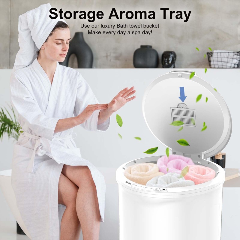 Trydow Ultra Large Capacity Towel Warmer Bucket, Rapid Heating with