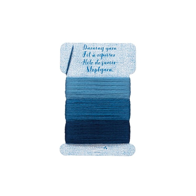 Clover Darning Yarn Denim