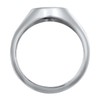 Kuzzoi 0605980624 Men's Silver Ring with Compass Wind Rose Symbol