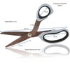 QMBasic Stainless Steel Titanium Scissors in Twin Pack | Kitchen