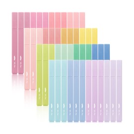 Mr. Pen- Aesthetic Highlighters, 48 Pack, Chisel Tip, Pastel Colors, Bulk Cute Highlighters Assorted Colors